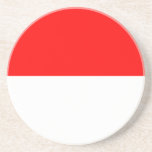 Porta-copos Bandeira da Indonésia<br><div class="desc">Bandeira patriótica da Indonésia.</div>