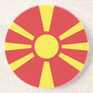Porta-copos Bandeira da Macedônia do Norte
