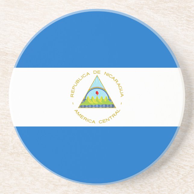 Porta-copos Bandeira da Nicarágua (Frente)