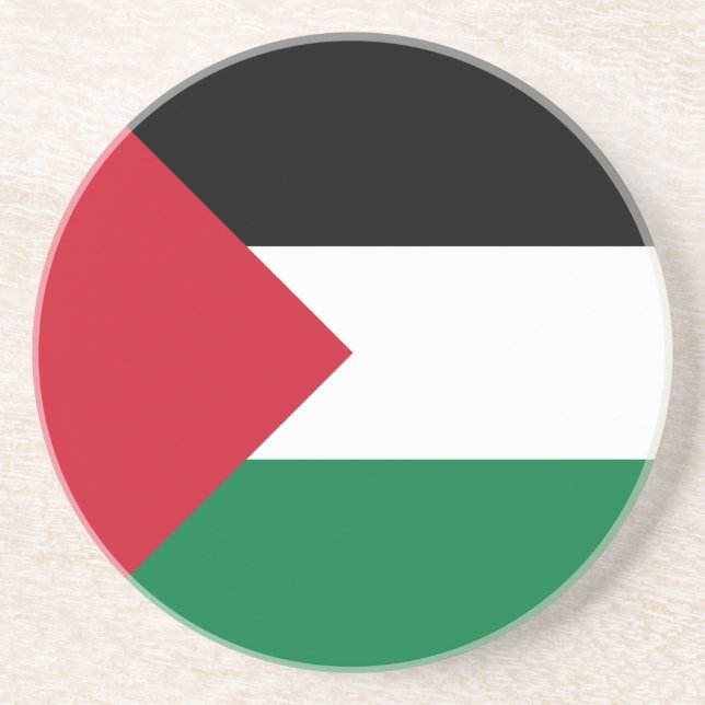Porta-copos Bandeira da Palestina (Frente)