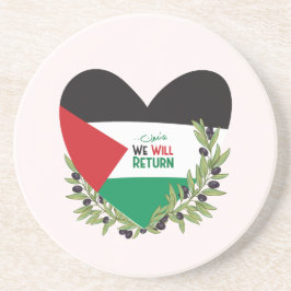 Porta-copos Bandeira da Palestina e Ramos Olivais