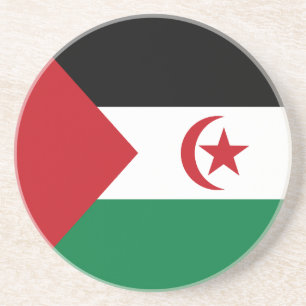 Porta-copos Bandeira da República Árabe Saaraui Democrática
