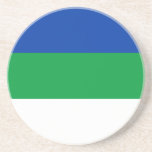 Porta-copos Bandeira da República Komi<br><div class="desc">Bandeira patriótica da República Komi</div>