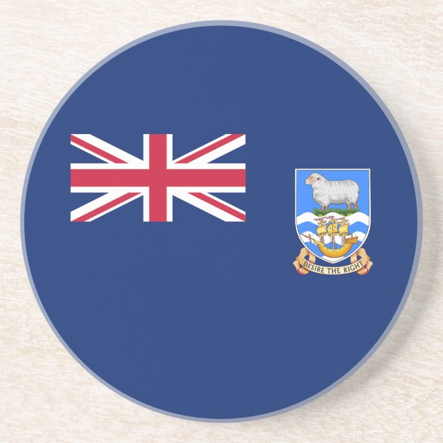 Porta-copos Bandeira das Ilhas Falkland (Frente)