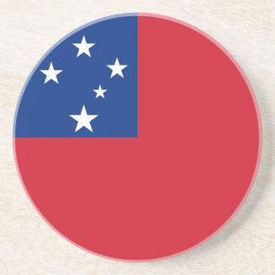 Porta-copos Bandeira de Samoa
