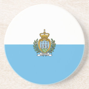 Porta-copos Bandeira de São Marino