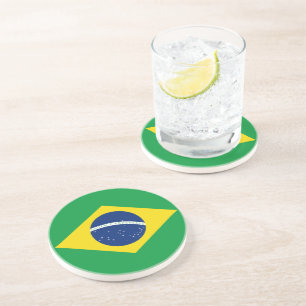 Porta-copos Bandeira do Brasil