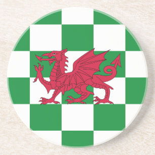Porta-copos Bandeira do Dragão Vermelho Místico Celta do País 