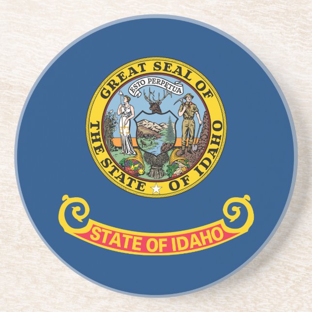 Porta-copos Bandeira do Estado de Idaho (Frente)