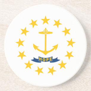 Porta-copos Bandeira do Estado de Rhode Island