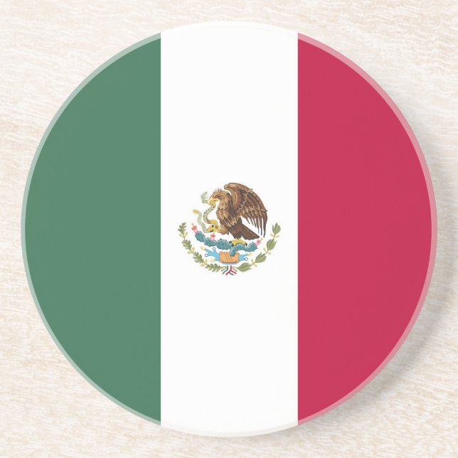 Porta-copos Bandeira do México (Frente)