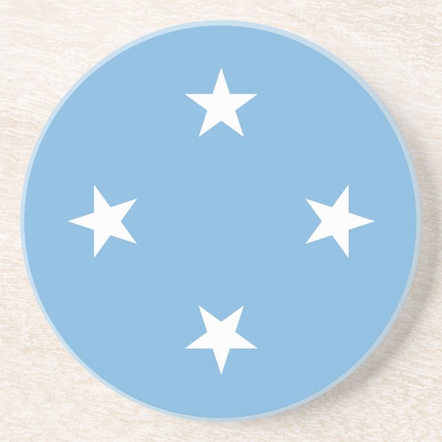 Porta-copos Bandeira dos Estados Federados da Micronésia (Frente)