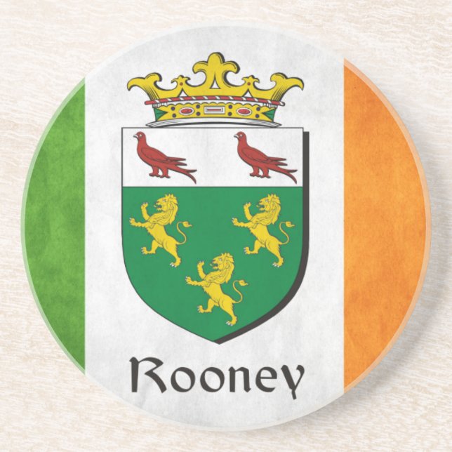 Porta-copos Bandeira irlandesa Rooney (Frente)