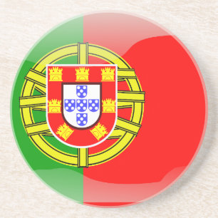 Porta-copos Bandeira lustrosa de Portugal