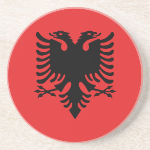 Porta-copos Bandeira Patriótica Albanesa