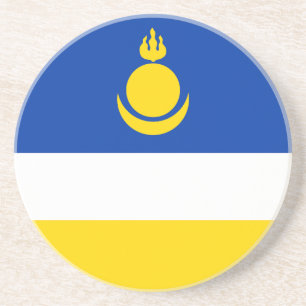 Porta-copos Bandeira Patriótica da Buriácia