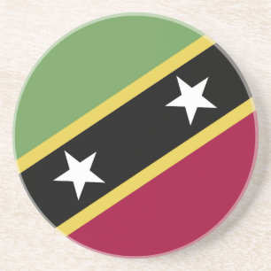 Porta-copos bandeira santo Kitts e Nevis