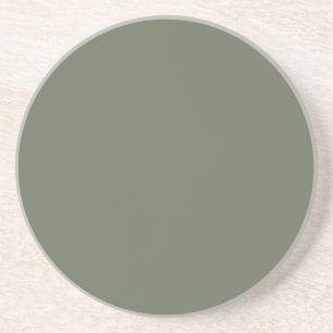 Porta-copos Bandeja Minimalista de Arenito Verde Musgo - Perso