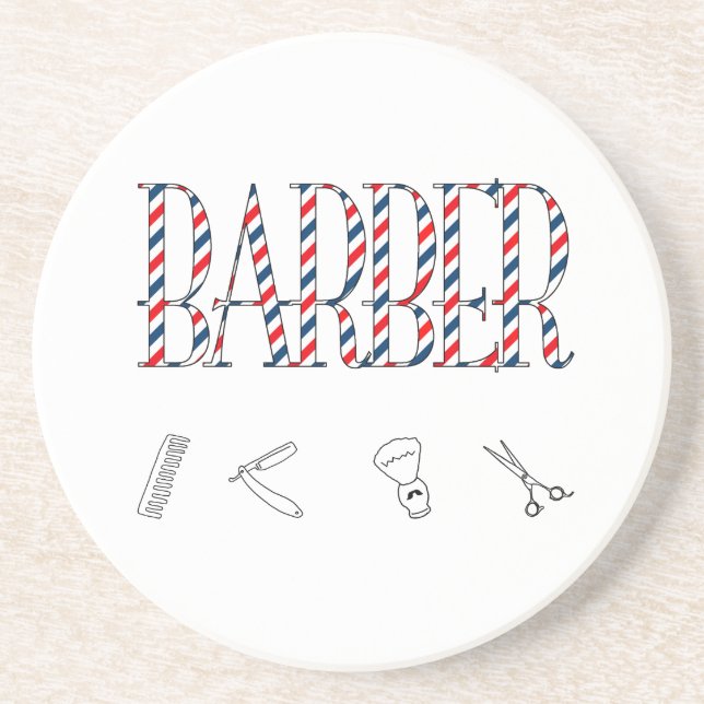 Porta-copos Barber (Frente)