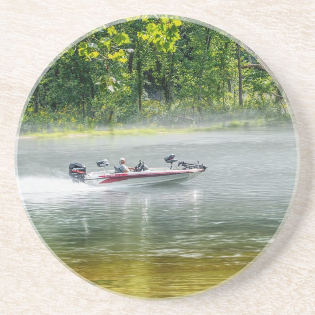 Porta-copos Barco De Pesca Em Movimento (Frente)