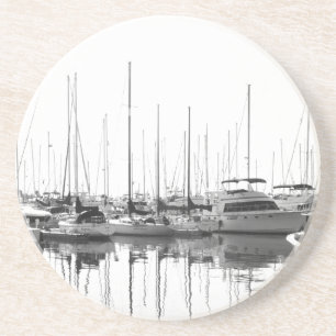 Porta-copos Barcos no porto