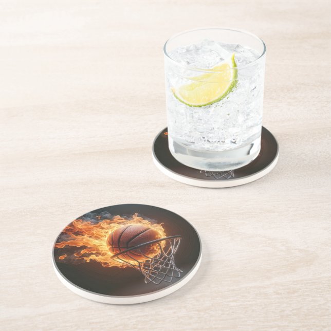 Porta-copos Basquete Flaming Na Internet (Lateral)