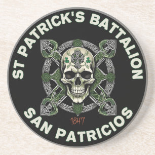 Porta-copos Batalhão de São Patrício San Patricios Irlandês Me