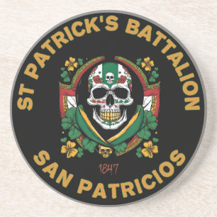 Porta-copos Batalhão de São Patrício San Patricios Irlandês Me