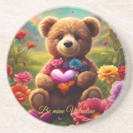 Porta-copos Be mine Valentine Teddy 1