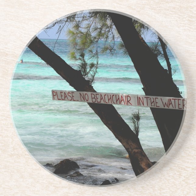 Porta-copos Beach Chairs Rum Point Grand Cayman (Frente)