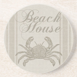 Porta-copos Beach House Crab Seashore
