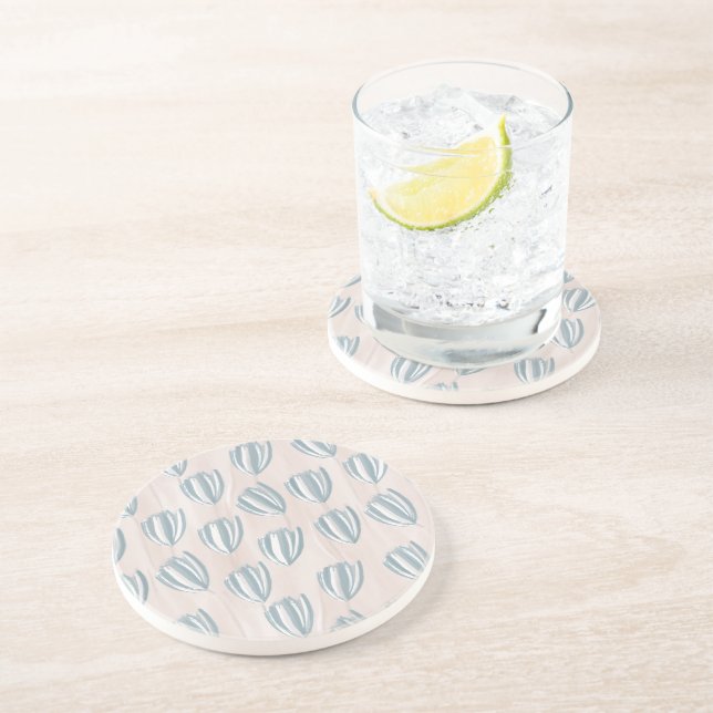 Porta-copos Beachy Tulips Floral (Lateral)