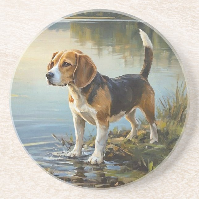 Porta-copos Beagle (Frente)