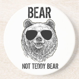 Porta-copos BEAR Personalizado NÃO TEDDY BEAR Men Engraçado Pr