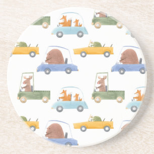 Porta-copos Bebês: desenho de aquarela desenhado à mão.