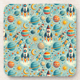 🪐 Porta-copos Bebida Galáxia Espaço Decoração Div