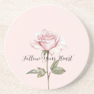 Porta-copos Bela Rosa Floral Cor-de-Rosa