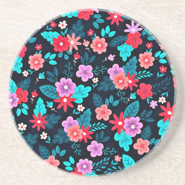 Porta-copos Belo Fundo Floral Ditsy-56676 (Frente)