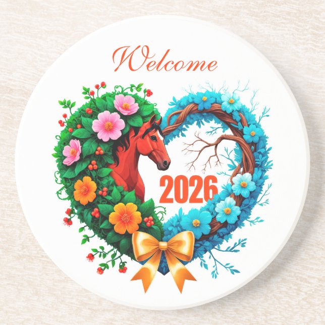 Porta-copos Bem-vindo 2026 (Frente)
