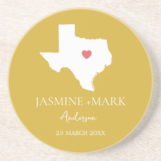 Porta-copos Bem-vindo ao Texas Festa de casamento Custom (Frente)
