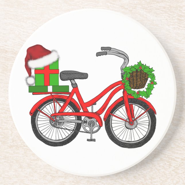 Porta-copos bicicleta do xmas (Frente)