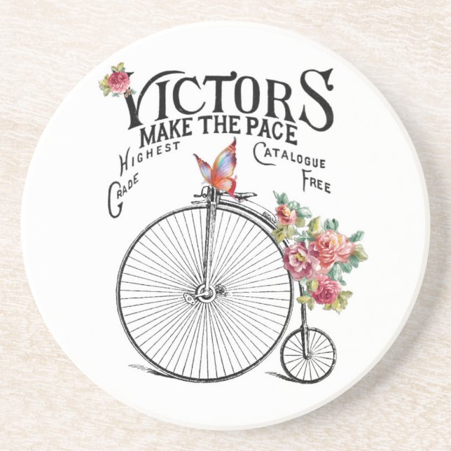 Porta-copos Bicicleta velha do vintage (Frente)