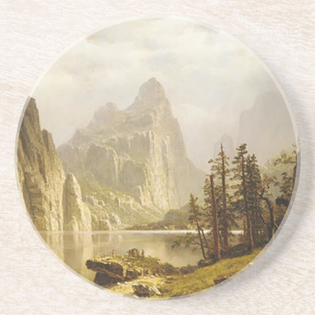 Porta-copos Bierstadt Albert Rio Merced Vale do Yosemite (Frente)