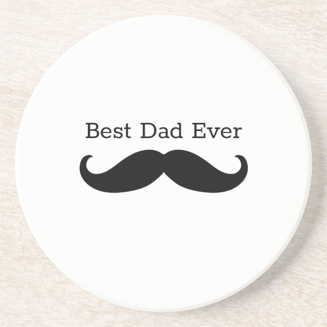 Porta-copos bigode preto (Frente)