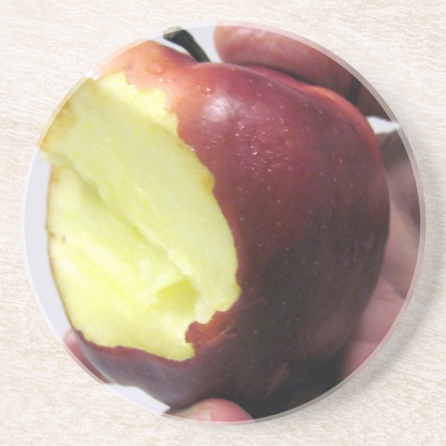 Porta-copos Bitten Red Apple (Frente)