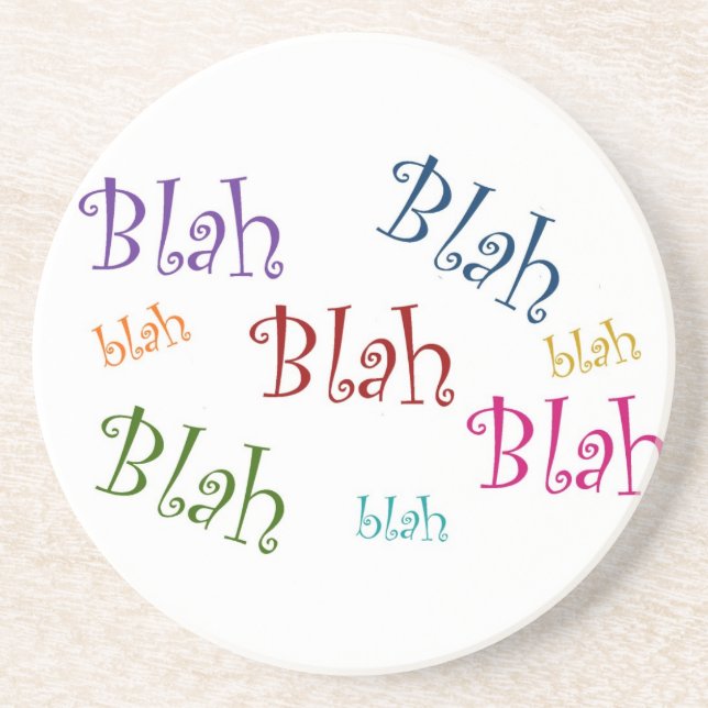 Porta copos blá (Frente)