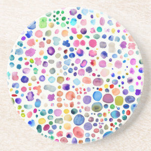Porta-copos Blobs de Aquarela