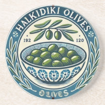 Blue Bowl Greek Olive Picture Design