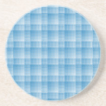 Blue White Checker Abstract Pattern