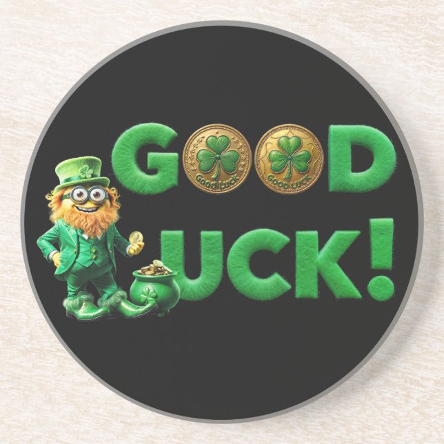 Porta-copos Boa Sorte (Frente)